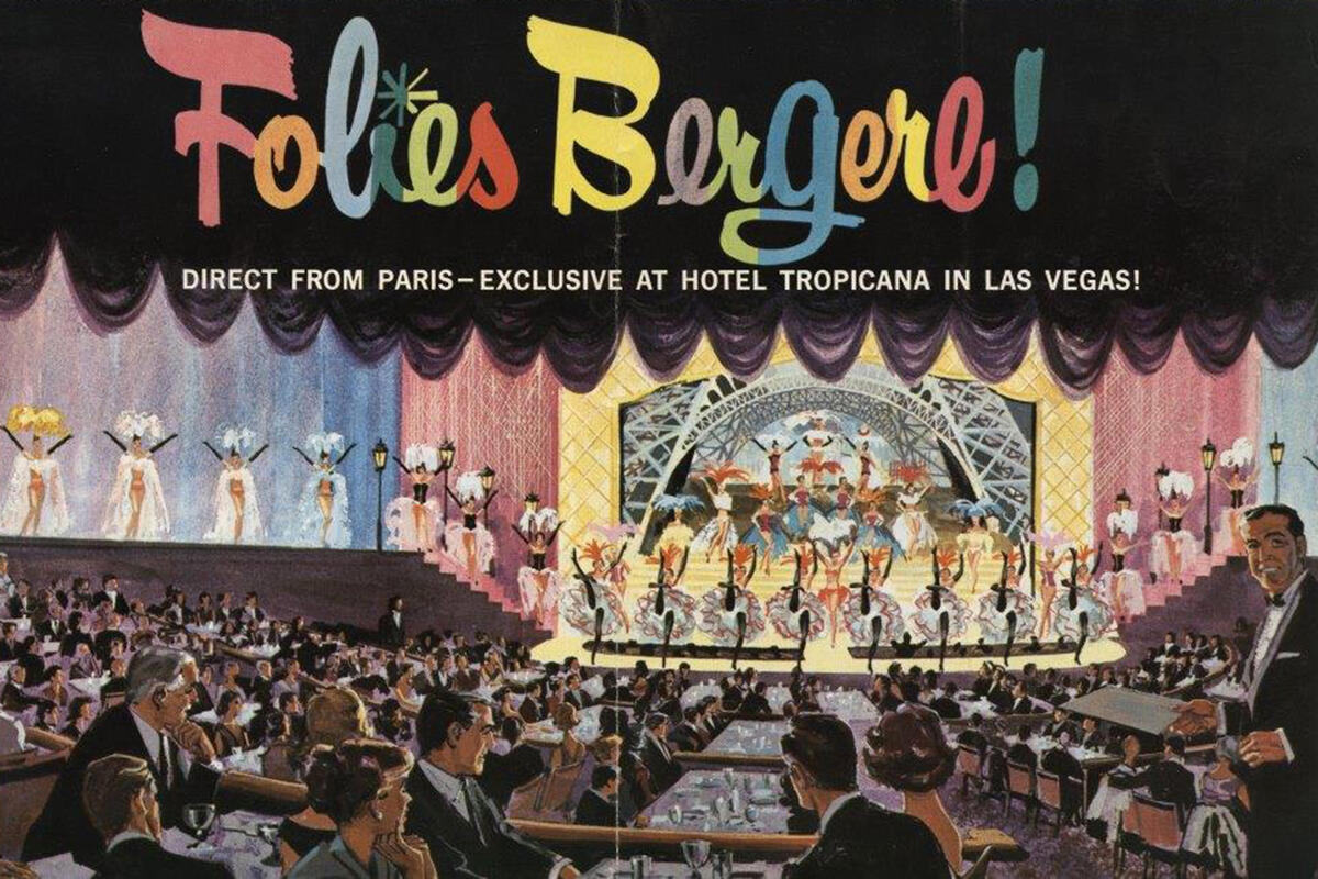 Items from Las Vegas Strip production Folies Bergere